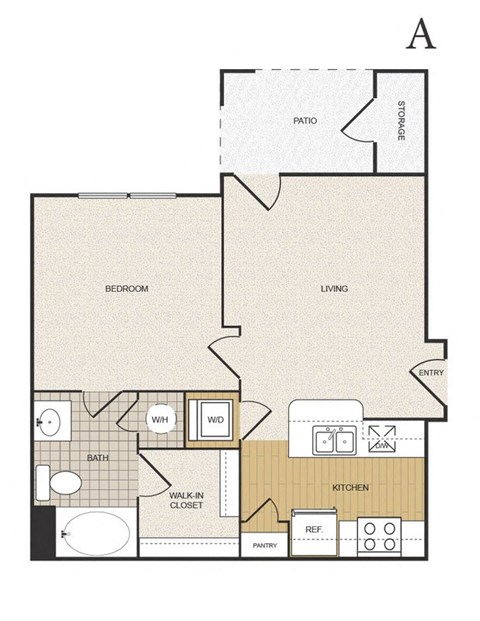 a floor plan of a 1 story floor plan with bedrooms